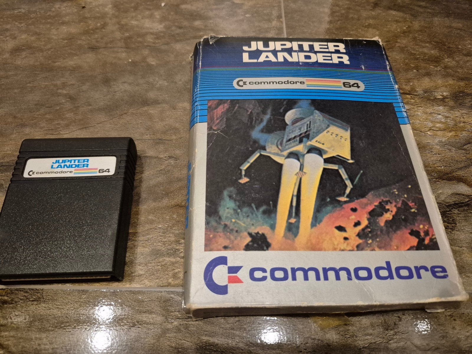 Commodore 64 C64 Cartridge Jupiter Lander, Spelcomputers en Games, Games | Overige, Ophalen of Verzenden