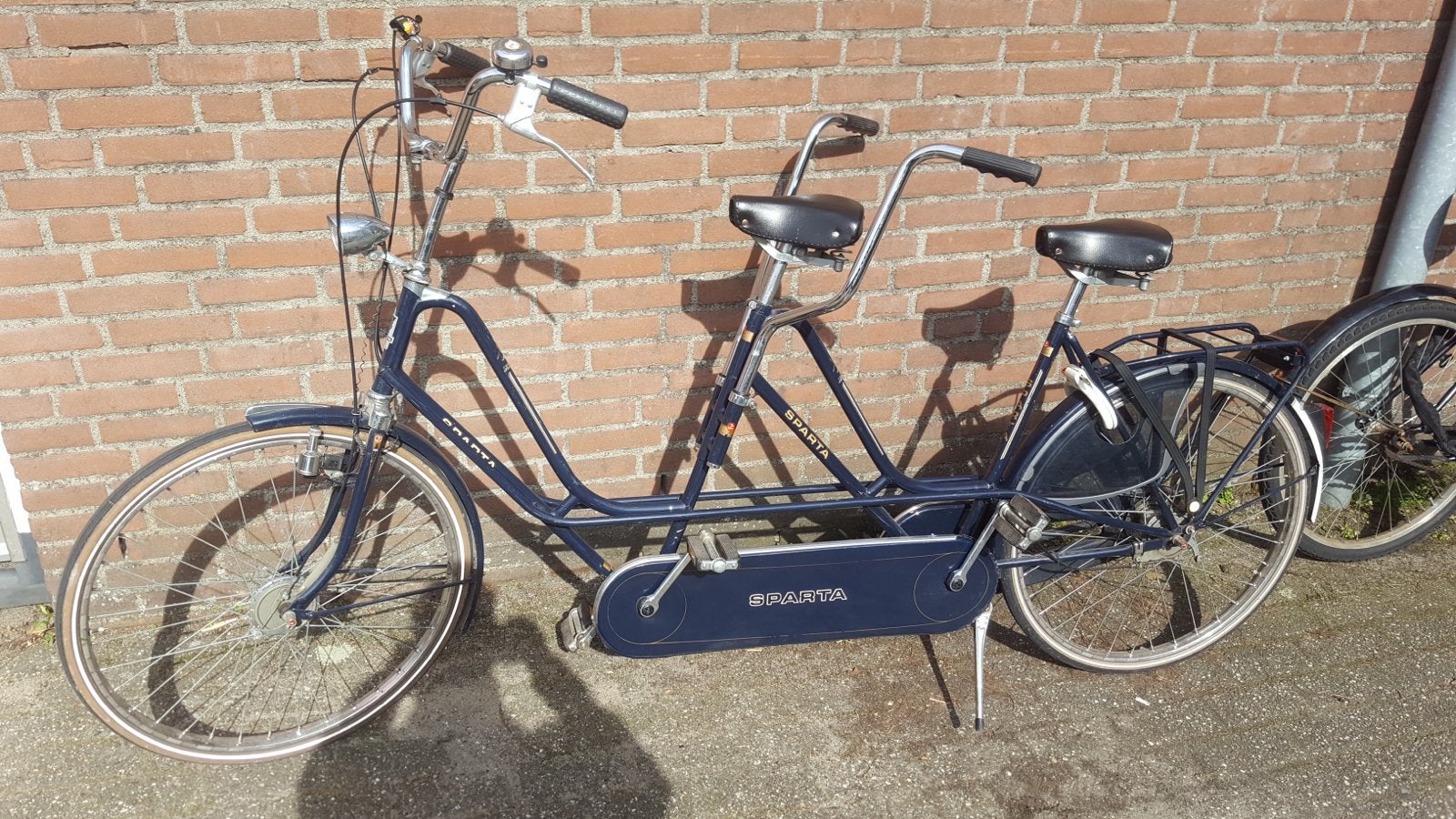 Mooie vintage Sparta tandem met nieuwe banden en ketting, 53 tot 57 cm, Minder dan 10 versnellingen, Gebruikt, Velgrem