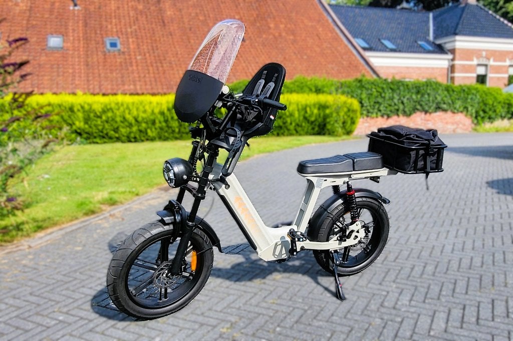 MAMA Funbike fiets Lage instap Inkl. Zitje, scherm en Mand!!, Mandje, 47 tot 50 cm, Nieuw, Schijfrem