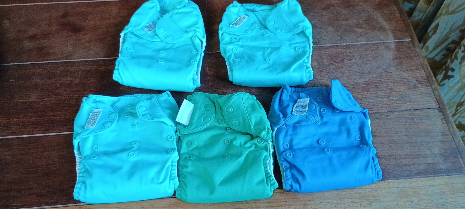 Wasbare luiers - diverse kleuren, Kinderen en Baby's, Badjes en Verzorging, Ophalen of Verzenden, Gebruikt, Overige typen