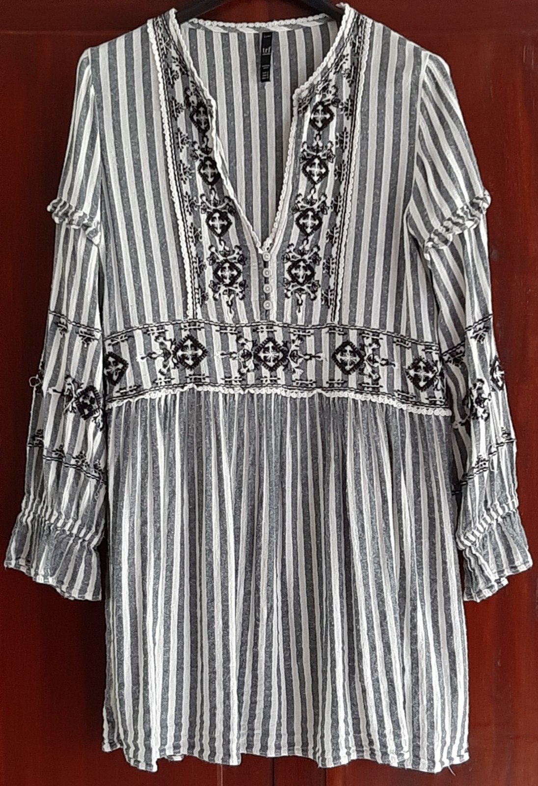 tuniek jurk, ibiza style, maat S van Zara., Kleding | Dames, Zara, Ophalen of Verzenden, Zo goed als nieuw, Maat 36 (S)