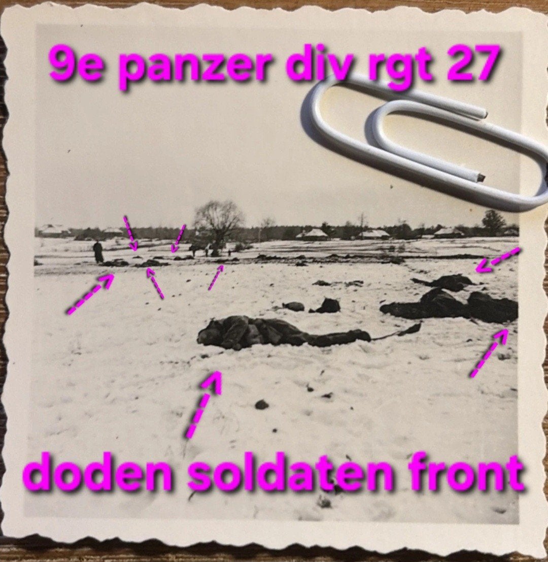 wo2foto dode soldaten in ost-front kijk vlug!!!
kijk top fo, Ophalen of Verzenden, Nederland, Foto of Poster