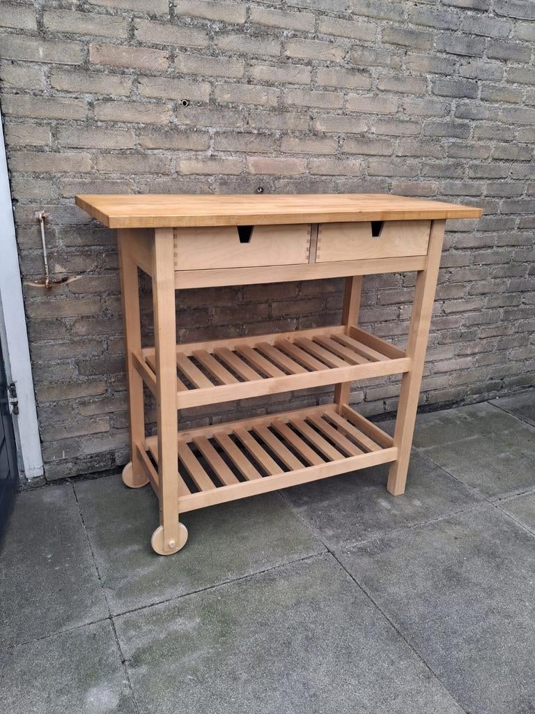 IKEA keuken trolley (forhoja), Ophalen, Hout, IKEA, Keukentrolley