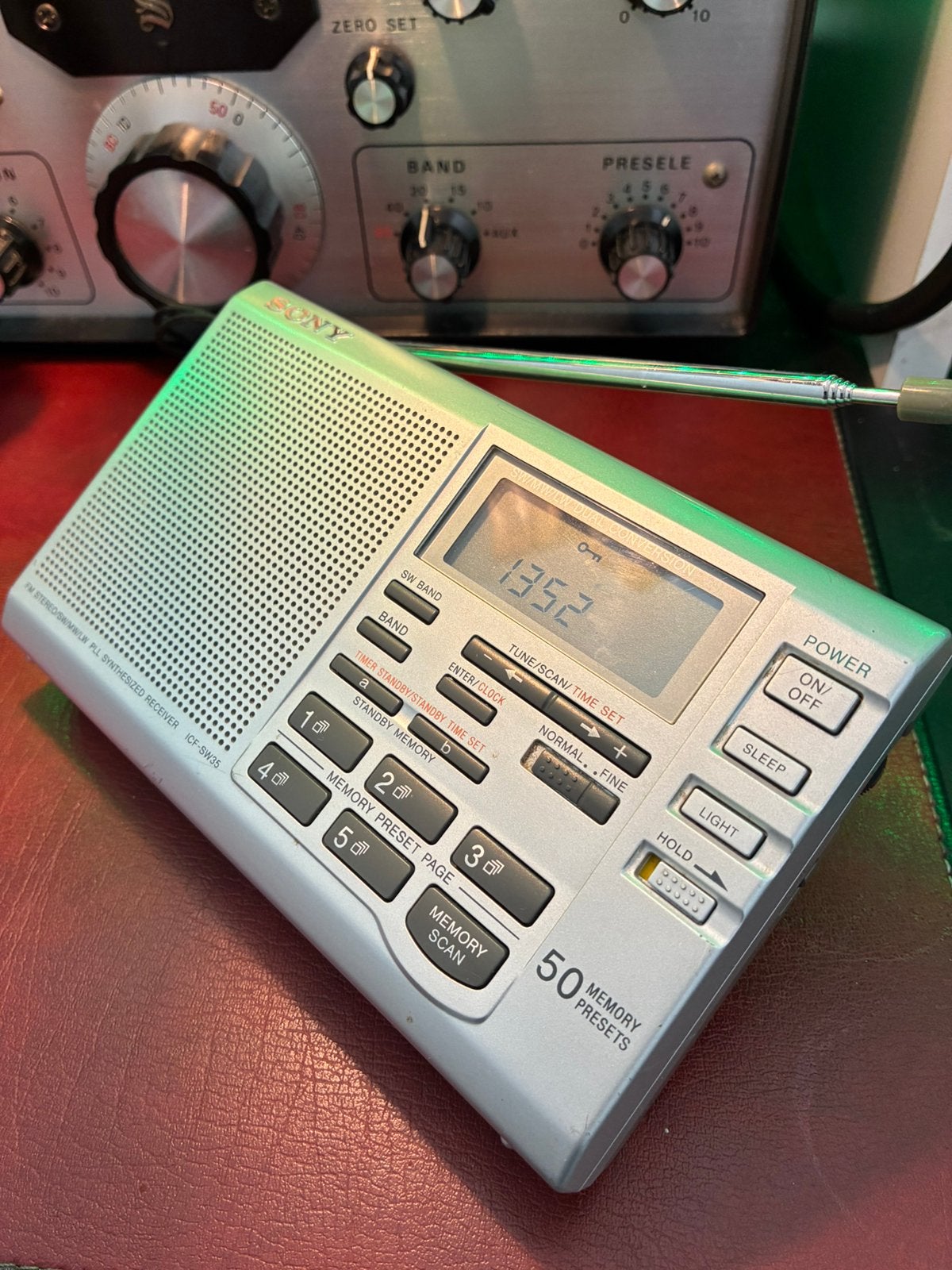 Sony ICF Sw 35 ontvanger zgan / incl verzenden, Ophalen of Verzenden, Zo goed als nieuw, Wereldontvanger