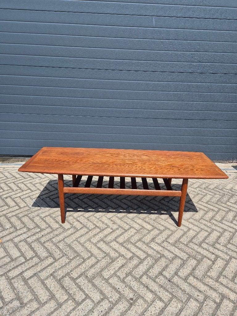 Vintage grete jalk salontafel, Huis en Inrichting, Ophalen, 50 tot 100 cm, 150 tot 200 cm, Teakhout