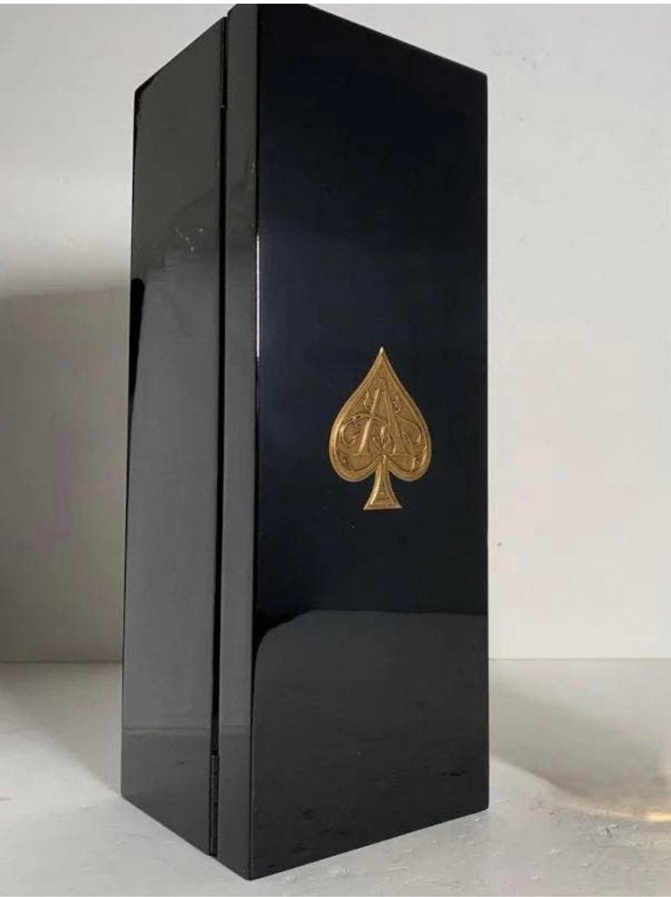 LEGE zwarte gelakte houten Armand de Brignac Champagne boxje, Nieuw, Ophalen of Verzenden, Overige typen, Frankrijk