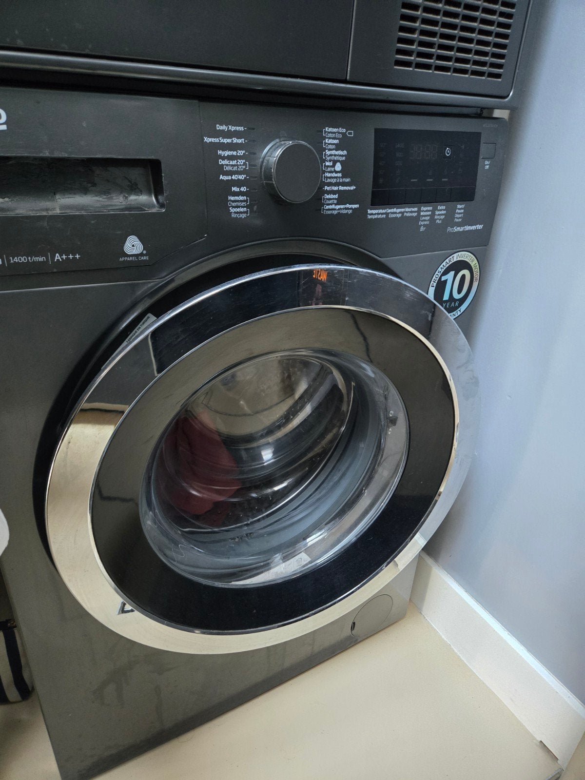 Beko wasmachine, werkt goed, weg wegens verhuizing, Ophalen, Gebruikt, Minder dan 85 cm, 1200 tot 1600 toeren