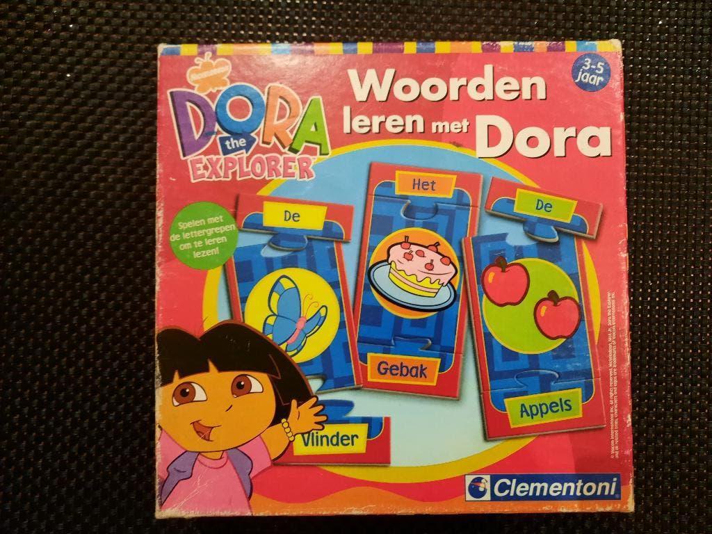 woorden leren met Dora, Kinderen en Baby's, Ophalen of Verzenden, Gebruikt, Taal en Lezen