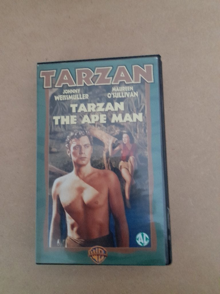 4x Tarzan VHS Johnny Weissmuller, Alle leeftijden, Ophalen of Verzenden, Zo goed als nieuw, Actie en Avontuur