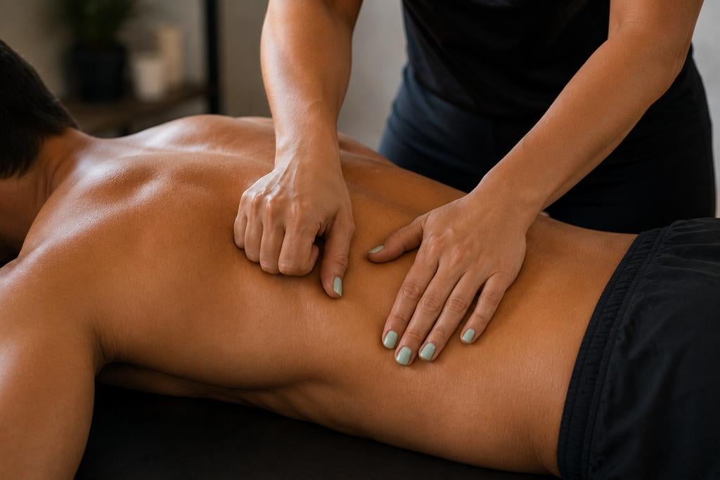 Op zoek naar een masseuse, Ontspanningsmassage