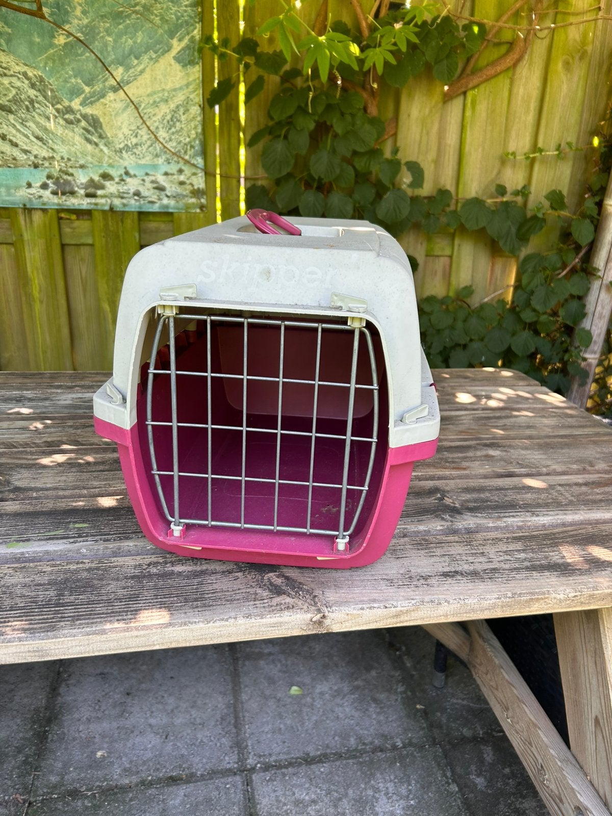 Katten reismand transportbox, Ophalen, Gebruikt