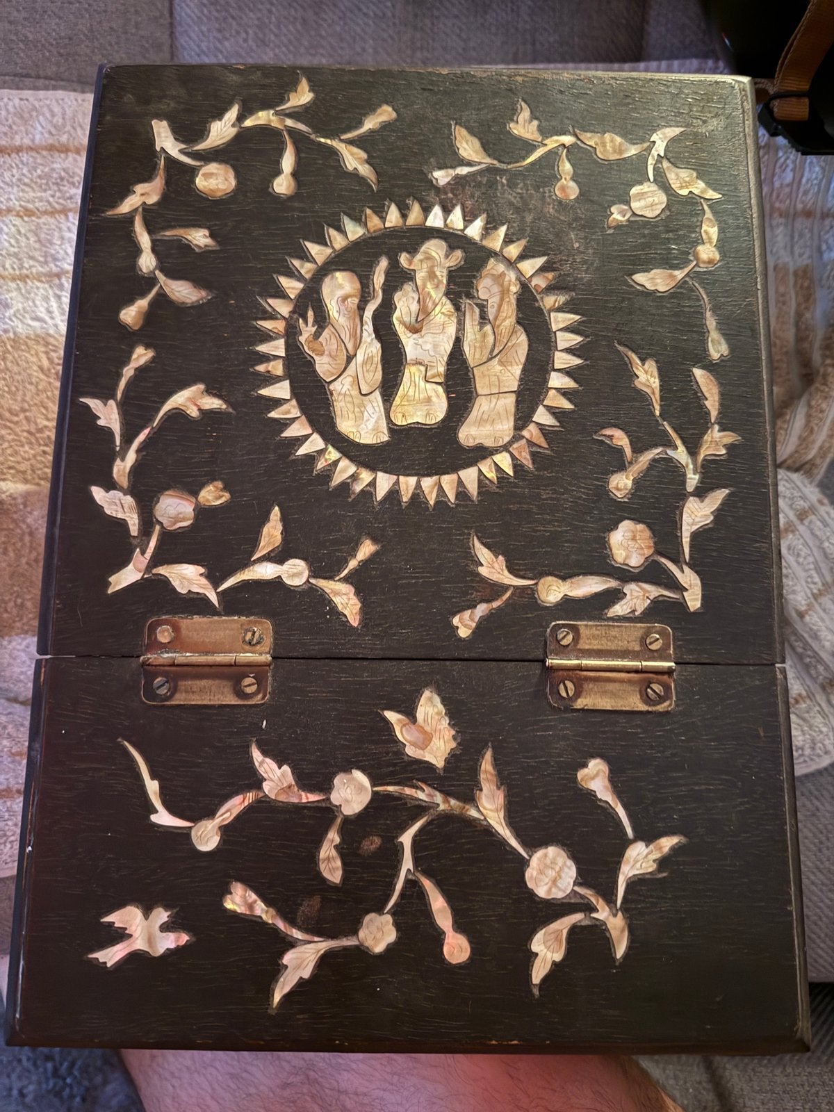 Chinese doos, Antiek en Kunst, Curiosa en Brocante, Ophalen of Verzenden