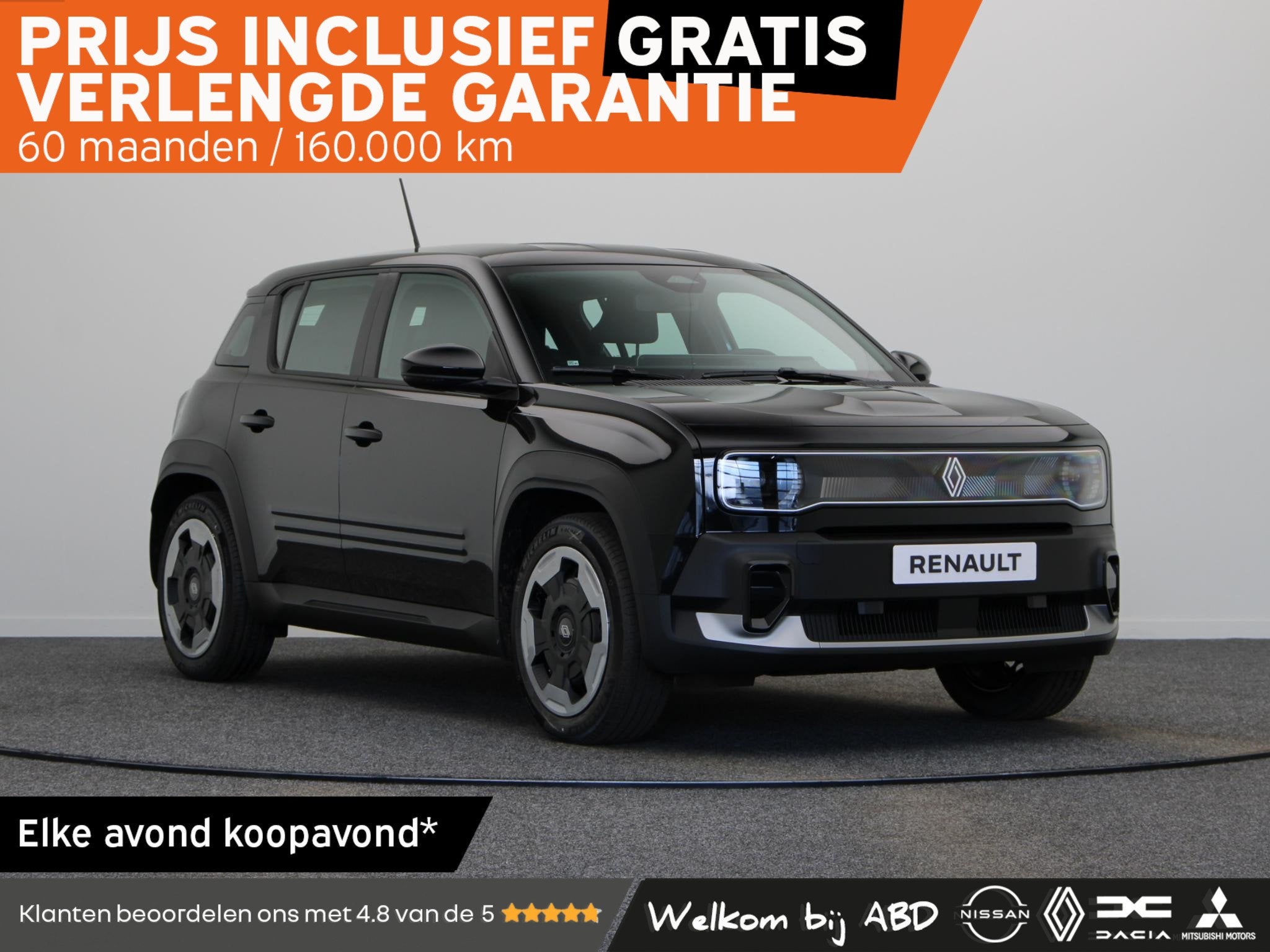Renault 4 urban range evolution 40 kWh | Vijf jaar garantie, Auto's, Renault, Dealer onderhouden, Stof, 32 min, 750 kg