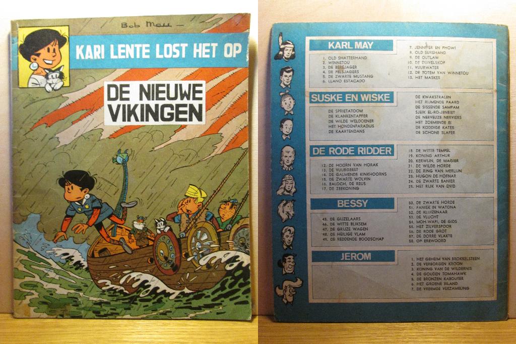 Kari Lente, 5x (SC), Meerdere stripboeken, Ophalen of Verzenden, Gelezen, Bob Mau