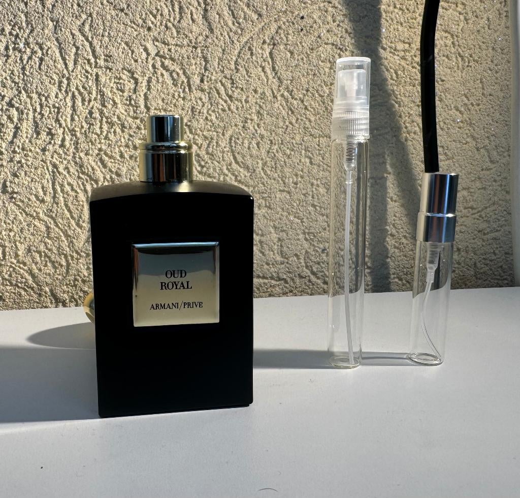 Oud Royal decant sample split parfum, Verzenden