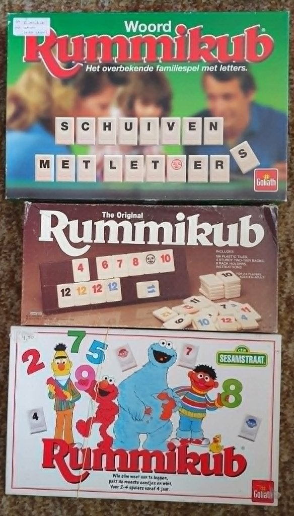 diverse rummikub en rummix, Ophalen of Verzenden, Gebruikt