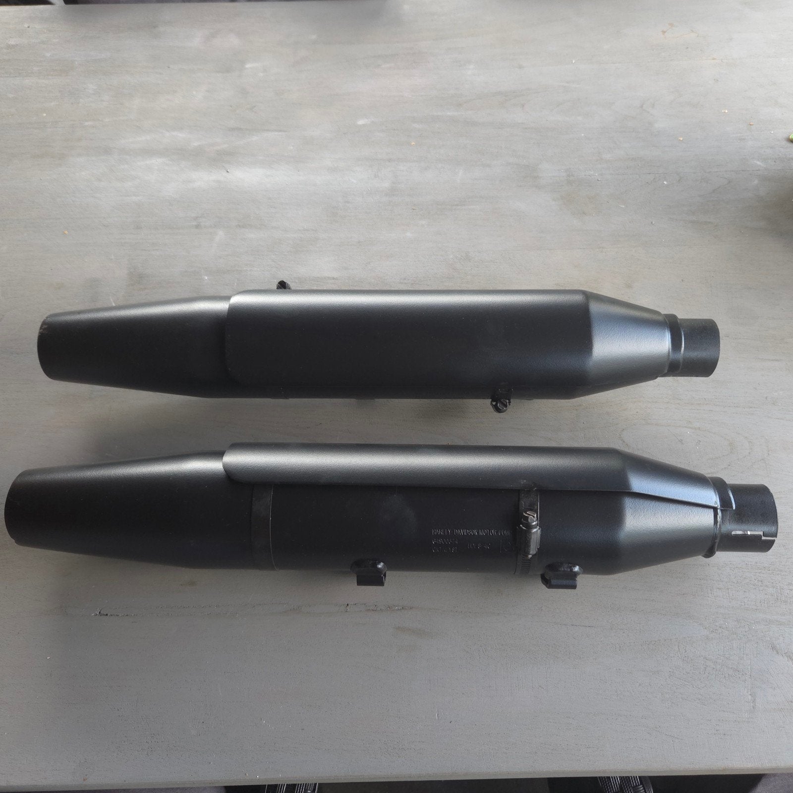 Set zwarte dempers voor Sportster., Motoren, Ophalen of Verzenden