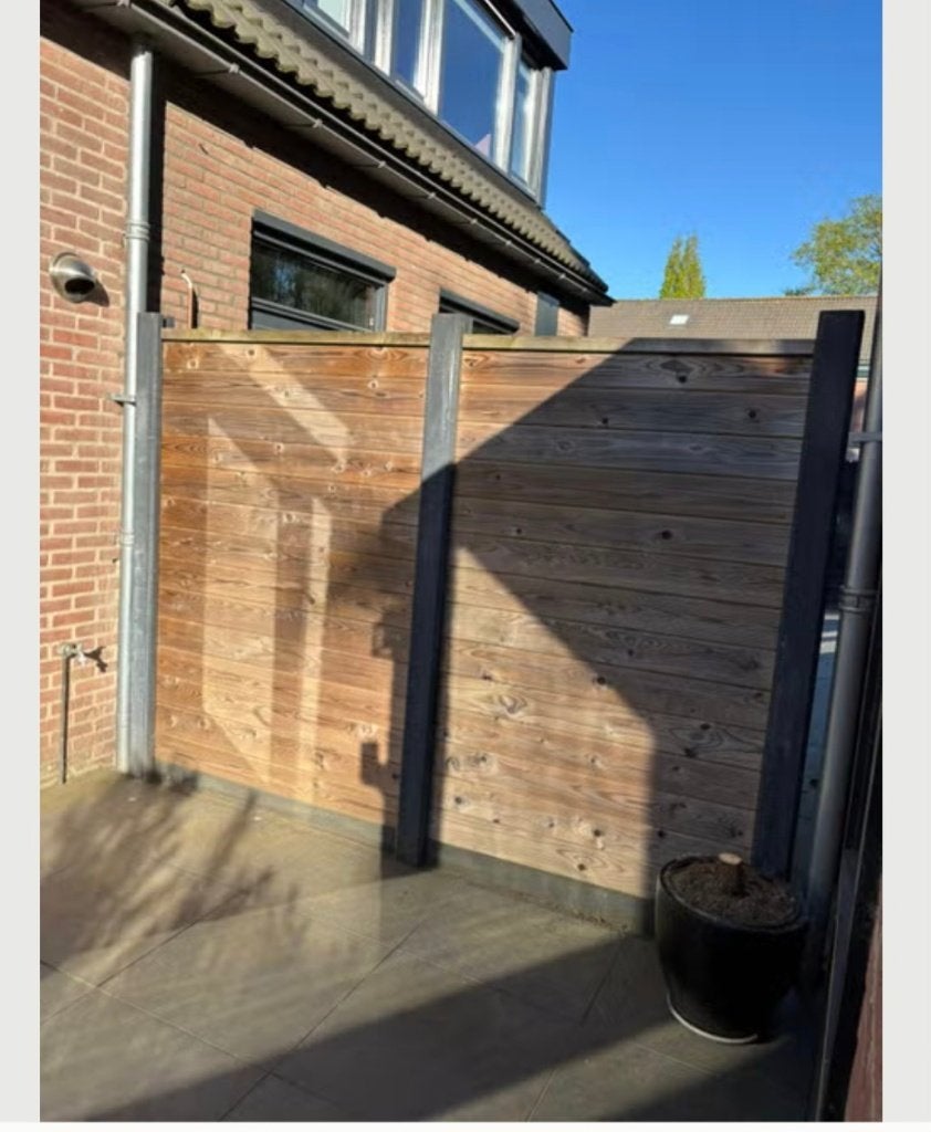 Schutting 2.73m, Tuin en Terras, Schuttingen, Ophalen, Minder dan 3 meter, Hout, 1 tot 2 meter