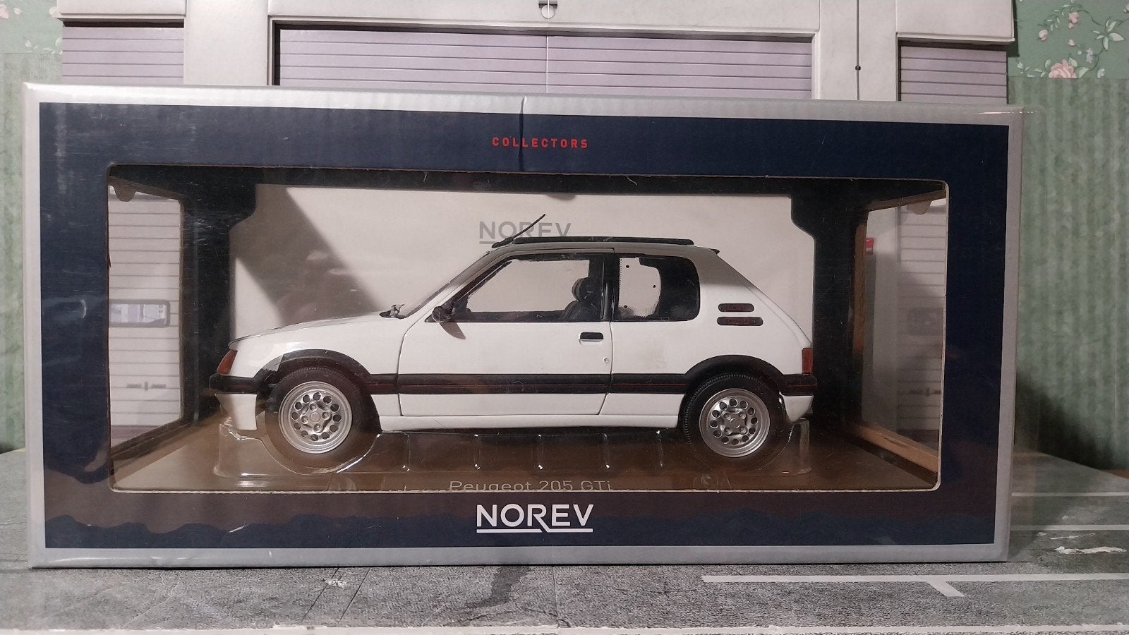 Peugeot 205 gti 1.6 1988 wit norev nieuw, Ophalen of Verzenden, Nieuw, Auto, Norev