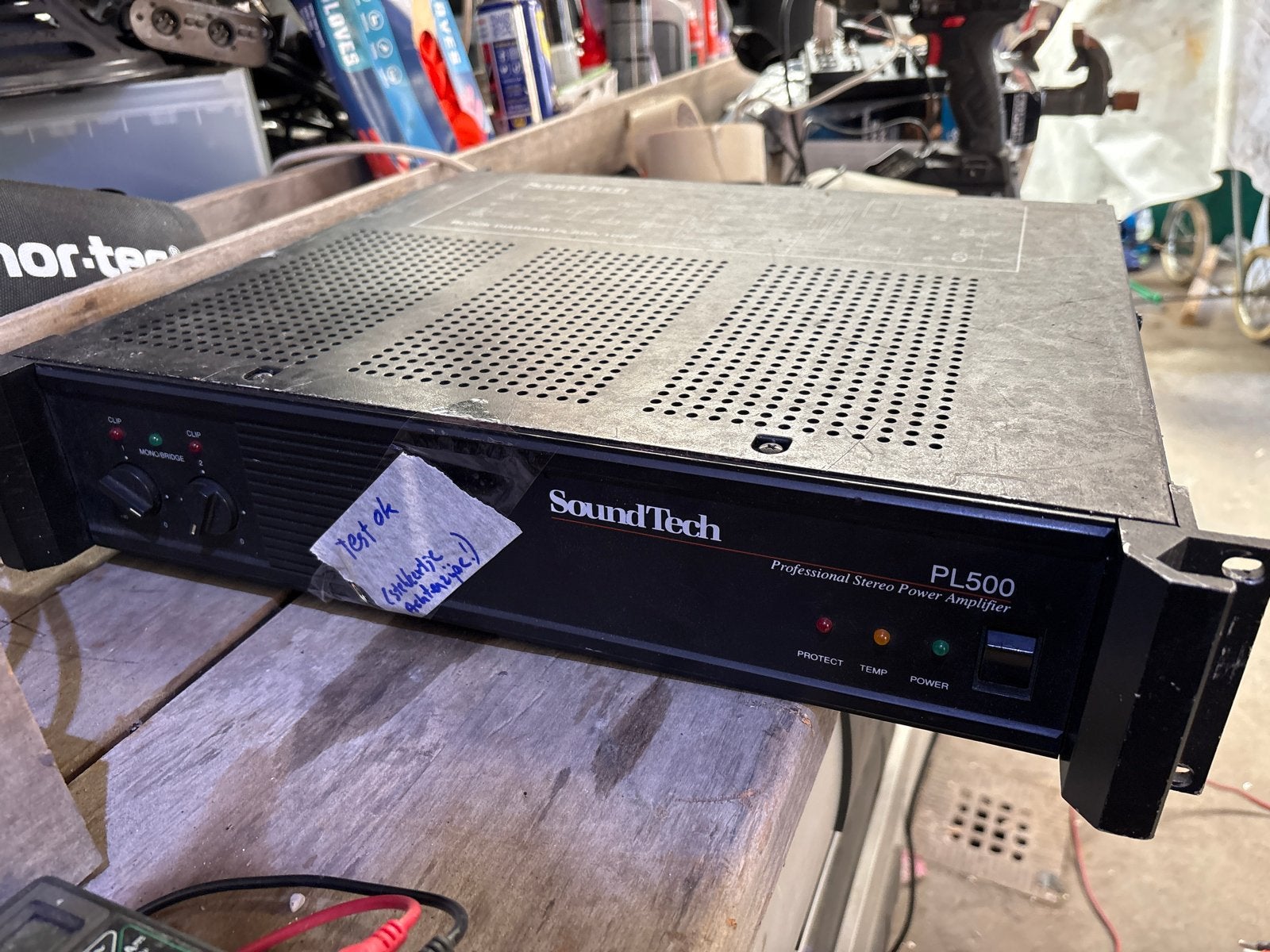SoundTech PL500 Eindversterker, Ophalen, Gebruikt, Audio