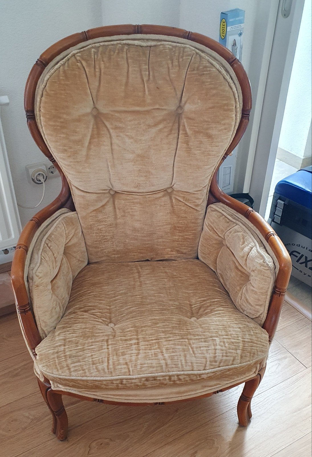 Engelse fauteuil, Ophalen