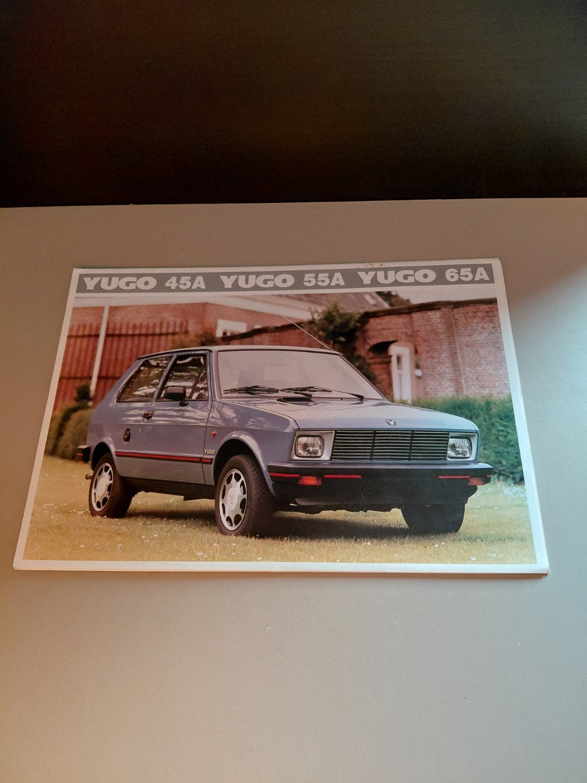 Yugo 45A 55A 65A brochure - Origineel, Ophalen of Verzenden, Zo goed als nieuw, Overige merken, Onbekend