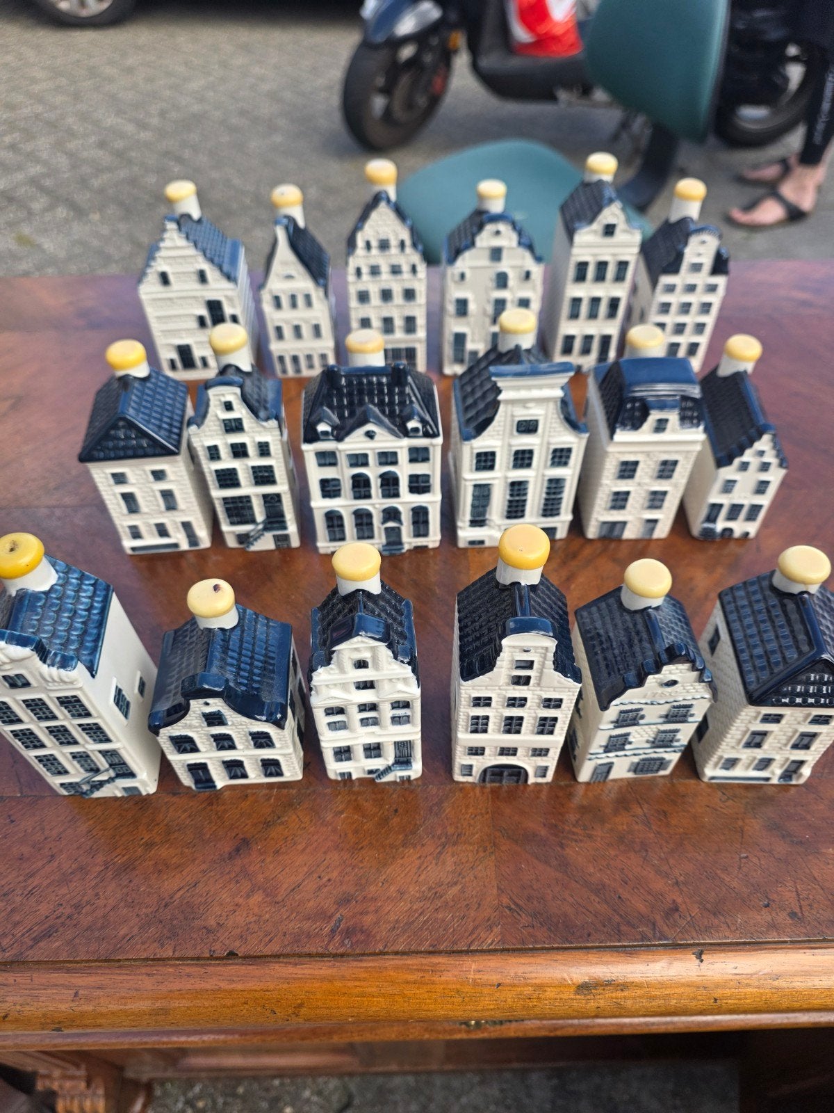 18 stuks KLM huisjes, Ophalen of Verzenden, Gebruikt
