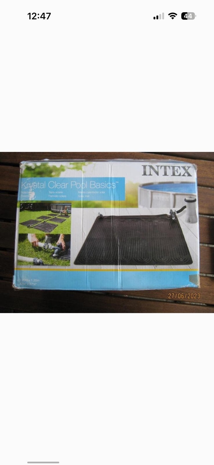 Intex solar mat, Ophalen, Zo goed als nieuw