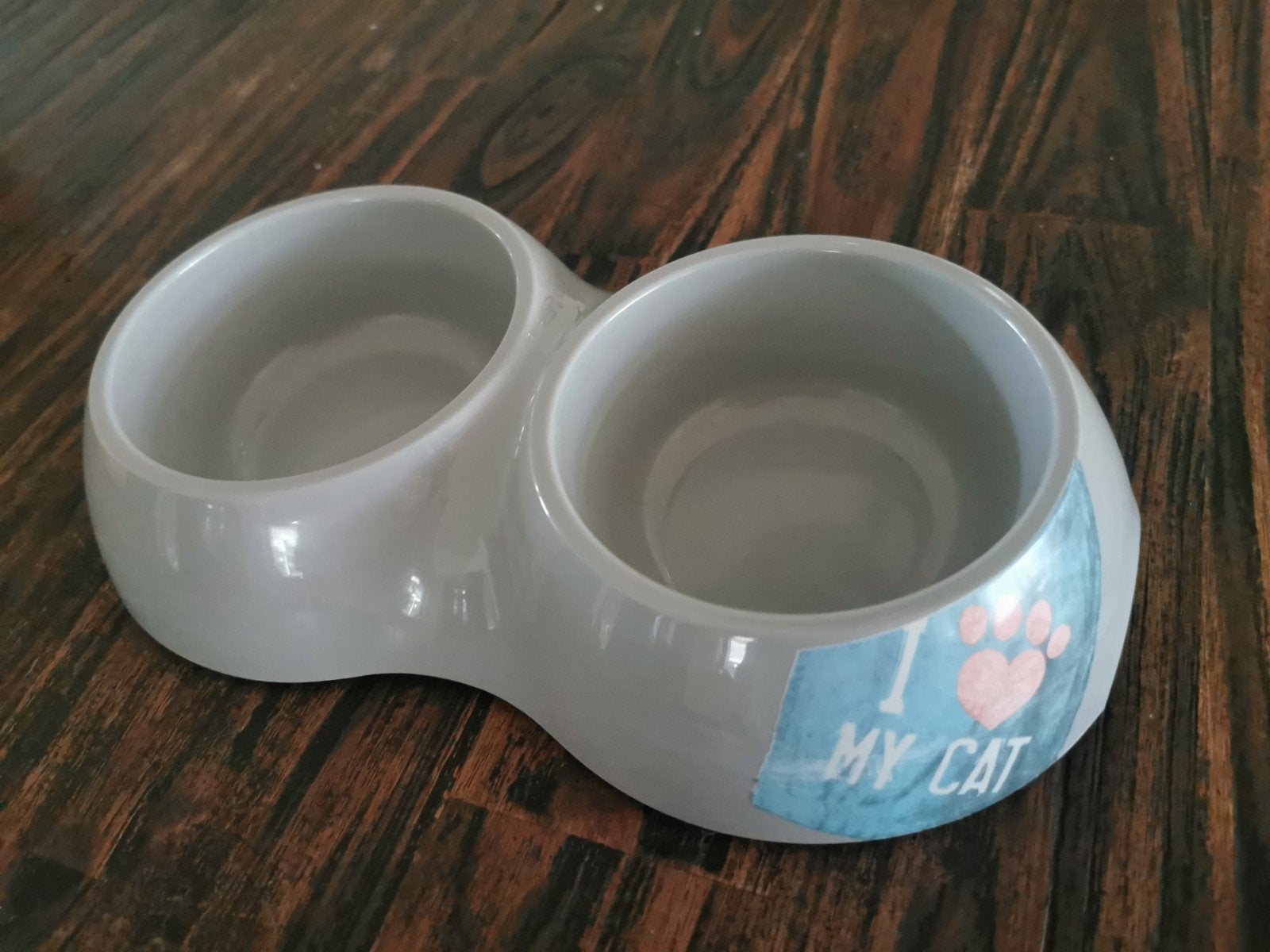 dubbele voerbak voor katten, Dieren en Toebehoren, Ophalen of Verzenden, Zo goed als nieuw