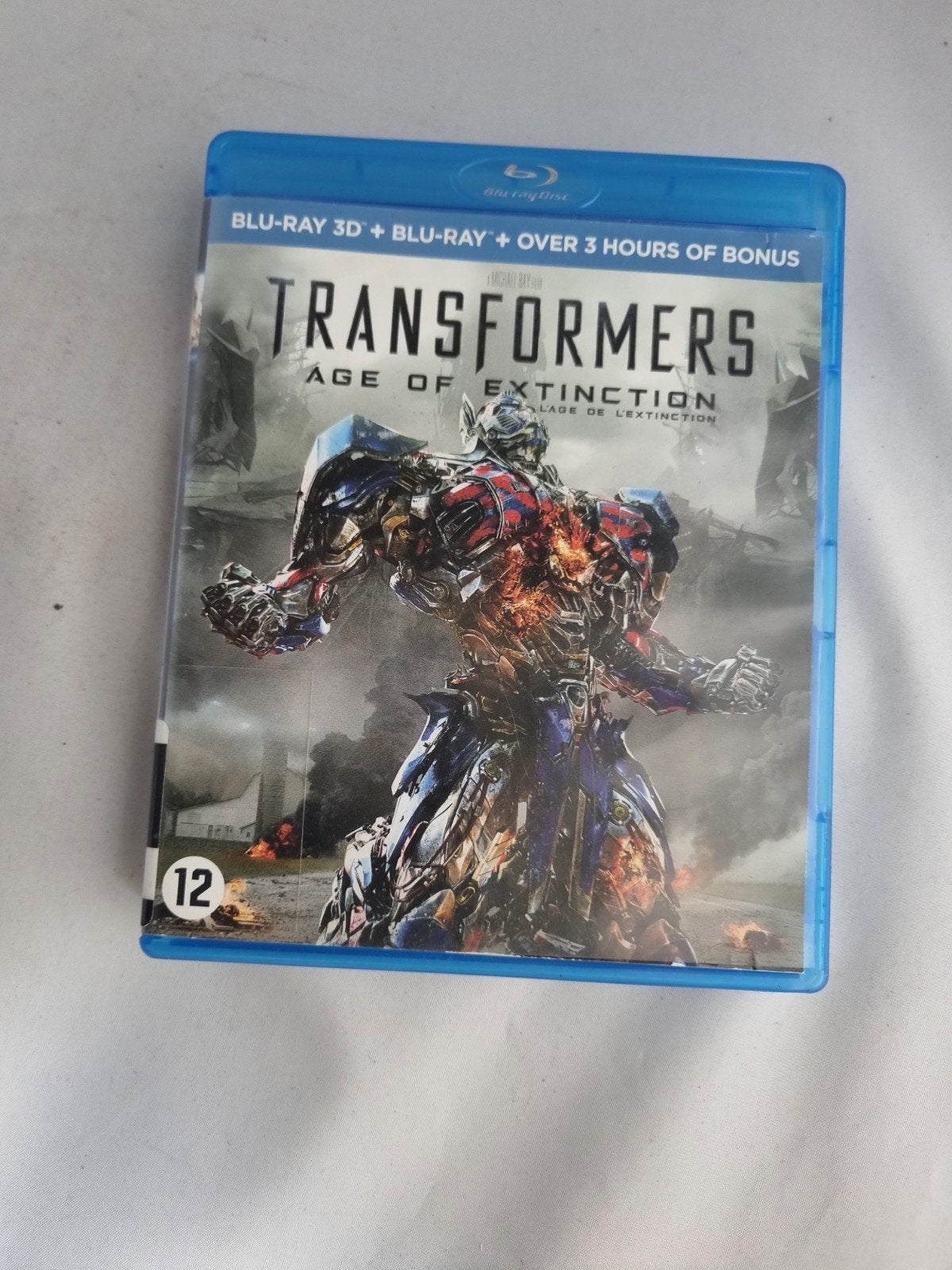 Transformers: Age of Extinction Blu-ray 3D + Blu-ray, Cd's en Dvd's, Blu-ray, Ophalen of Verzenden, Gebruikt, Science Fiction en Fantasy