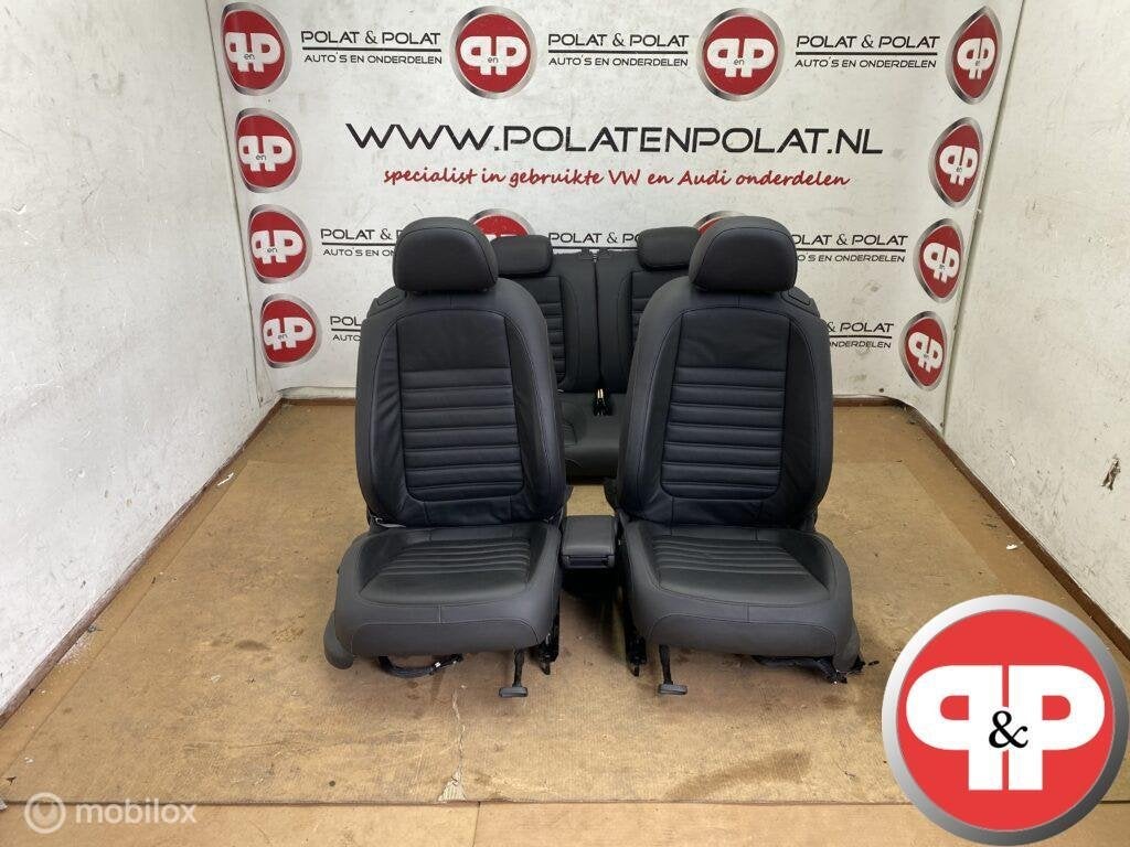 VW Beetle 5C Coupe Interieur Leder Zwart