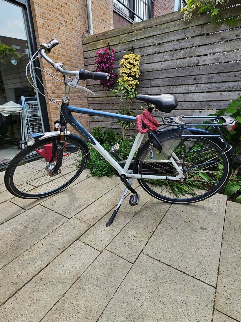 Gazelle Herenfiets (Maat 53) 6 versnellingen en rijdt soepel, Fietsen en Brommers, Fietsen | Dames | Damesfietsen, Ophalen, Velgrem