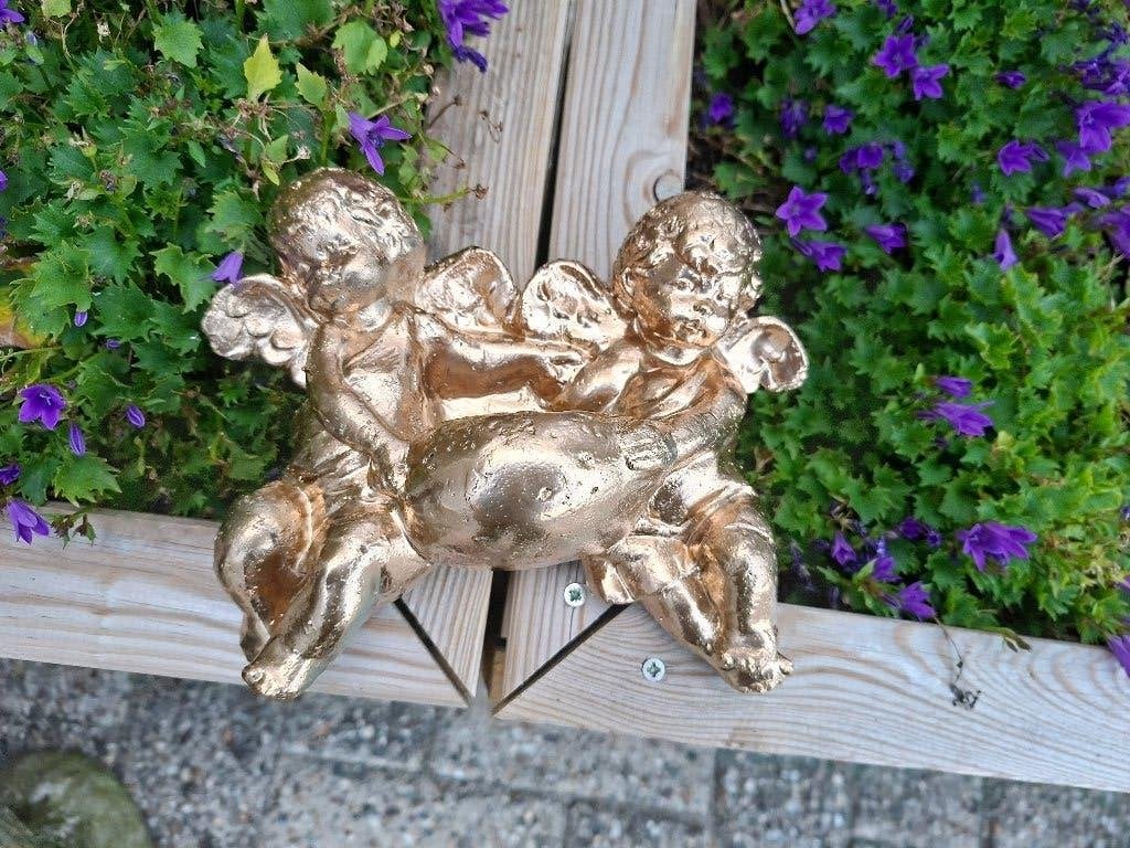Gouden Engel Muurhanger, Ophalen of Verzenden, Gebruikt