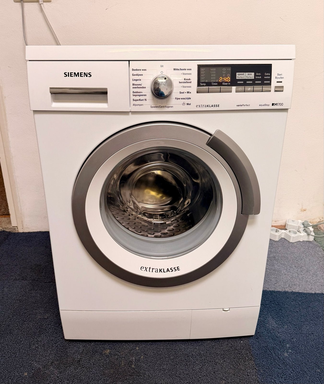Siemens WM14S494NL/07 Wasmachine - 8kg, 1400 toeren, 1200 tot 1600 toeren, Gebruikt, Www.siemens.com, 8 tot 10 kg