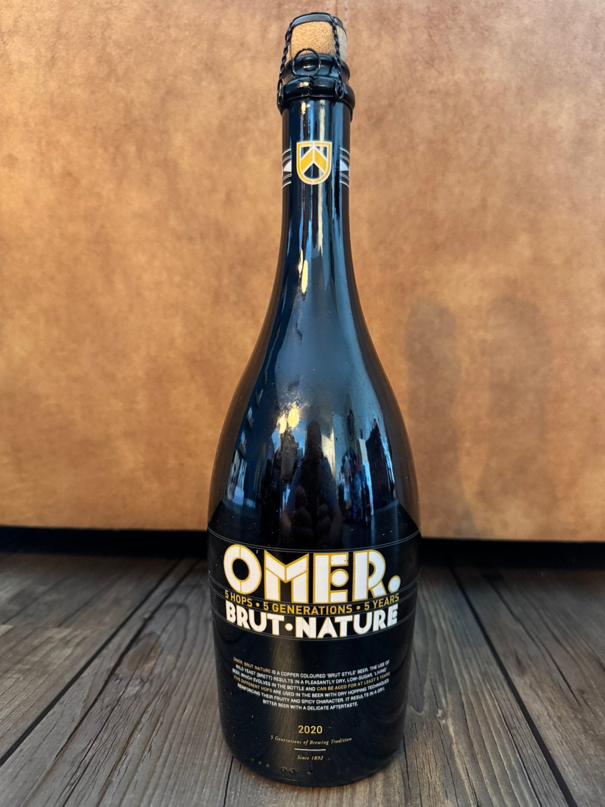 OMER. Brut Nature 2020 – Champagnebier – 75 cl, Ophalen of Verzenden