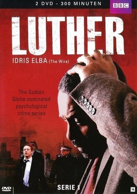 Luther Serie 1 BBC 2 dvd 300 minuten prijs 1,11, Cd's en Dvd's, Alle leeftijden, Ophalen of Verzenden, Zo goed als nieuw