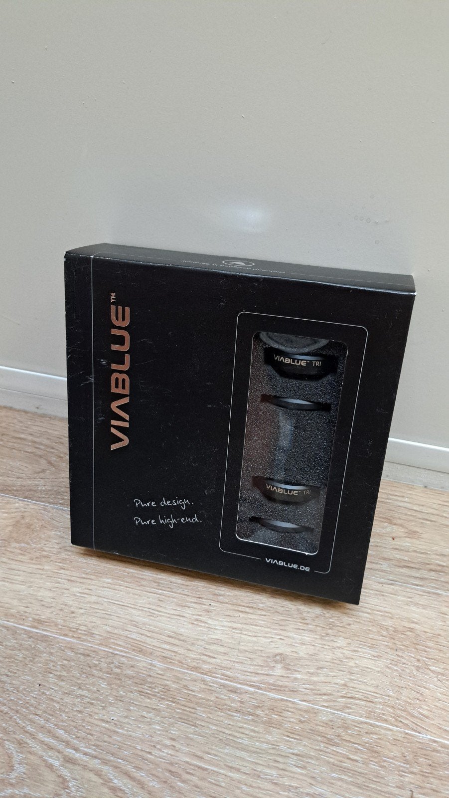 Viablue TRI spikes zwart - Set van 4 voor audio-apparatuur, Ophalen of Verzenden, Zo goed als nieuw, Overige typen, Overige merken