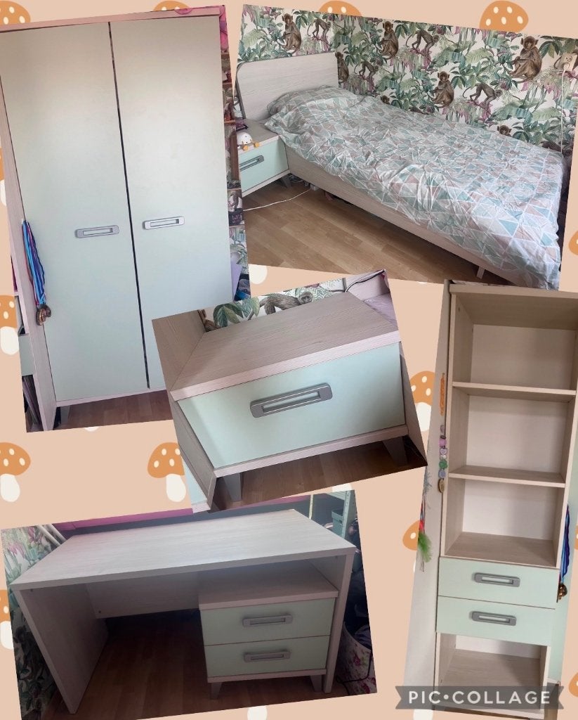Complete tiener kamer, Ophalen, Zo goed als nieuw, Eenpersoons, .