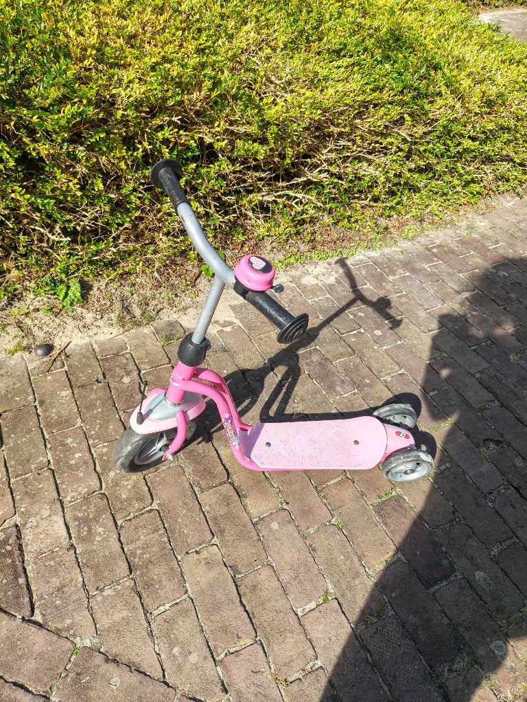 Roze 3-wielstep van Puky, Ophalen, Zo goed als nieuw, Gewone step, Puky