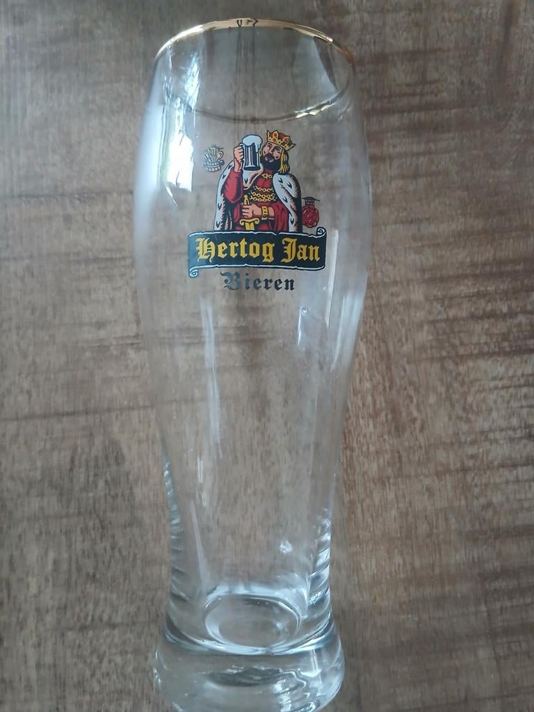 Klasiek Hertog Jan bierglas, Ophalen, Zo goed als nieuw, Glas of Glazen, Hertog Jan