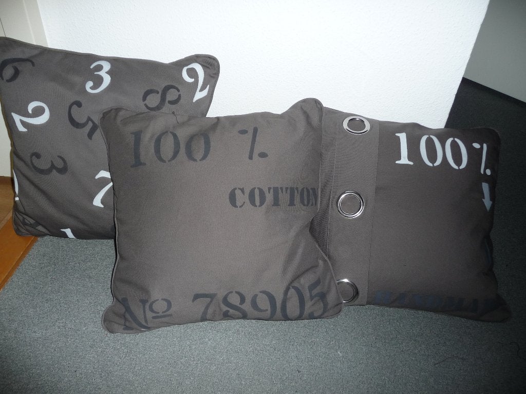 Artivo set van 4 stoere nieuwe grijze sierkussens, Vierkant, Nieuw, Ophalen of Verzenden, Sierkussen