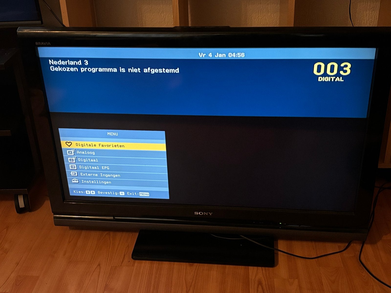 Sony KDL-37V4000 LCD TV met afstandsbediening, Ophalen, Gebruikt, LCD, 80 tot 100 cm