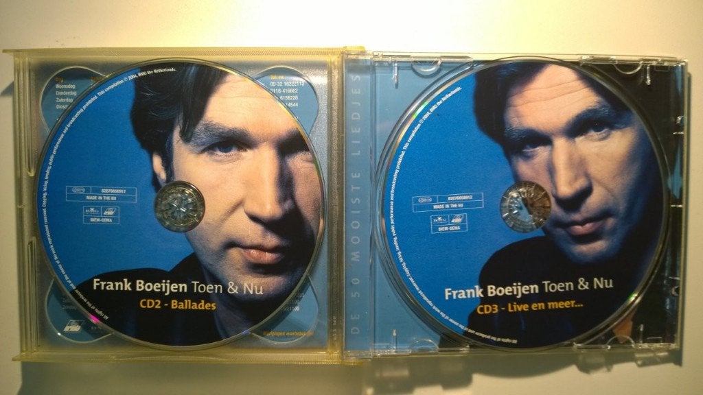 Frank Boeijen - Toen & Nu (Inclusief Lyrics Boek), Cd's en Dvd's, Ophalen of Verzenden, Zo goed als nieuw, Pop, Album