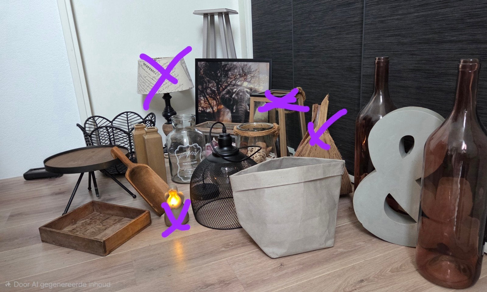 OPRUIMING! Diverse woonaccessoires/decoratie (mag per stuk), Ophalen, Gebruikt