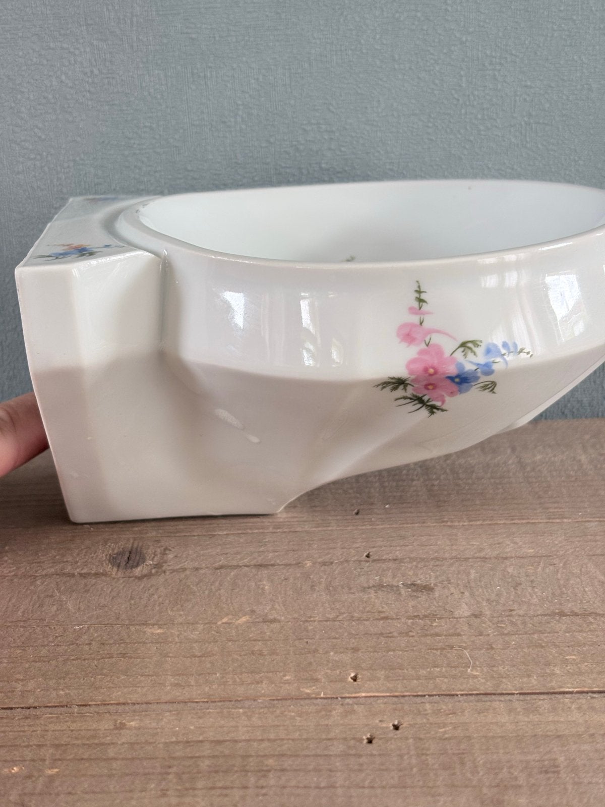 Vintage Limosanit Chapus Frères bloemen zeepbakje, Ophalen of Verzenden