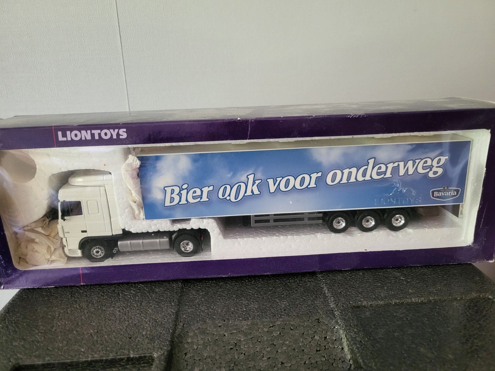 Lion Toys Bavaria Vrachtwagen - Bier ook voor onderweg, Overige merken, 1:32 tot 1:50, Ophalen of Verzenden, Zo goed als nieuw