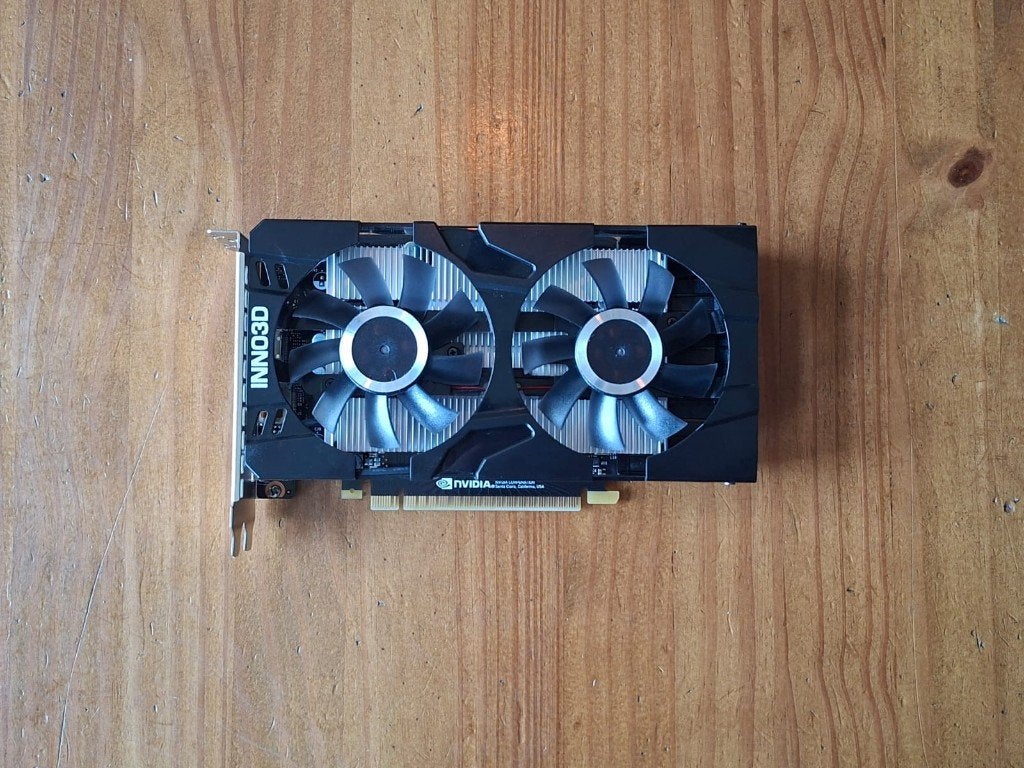 INNO3D GEFORCE GTX 1650 TWIN X2 OC 4gb, PCI-Express 3, GDDR6, Ophalen of Verzenden, Zo goed als nieuw