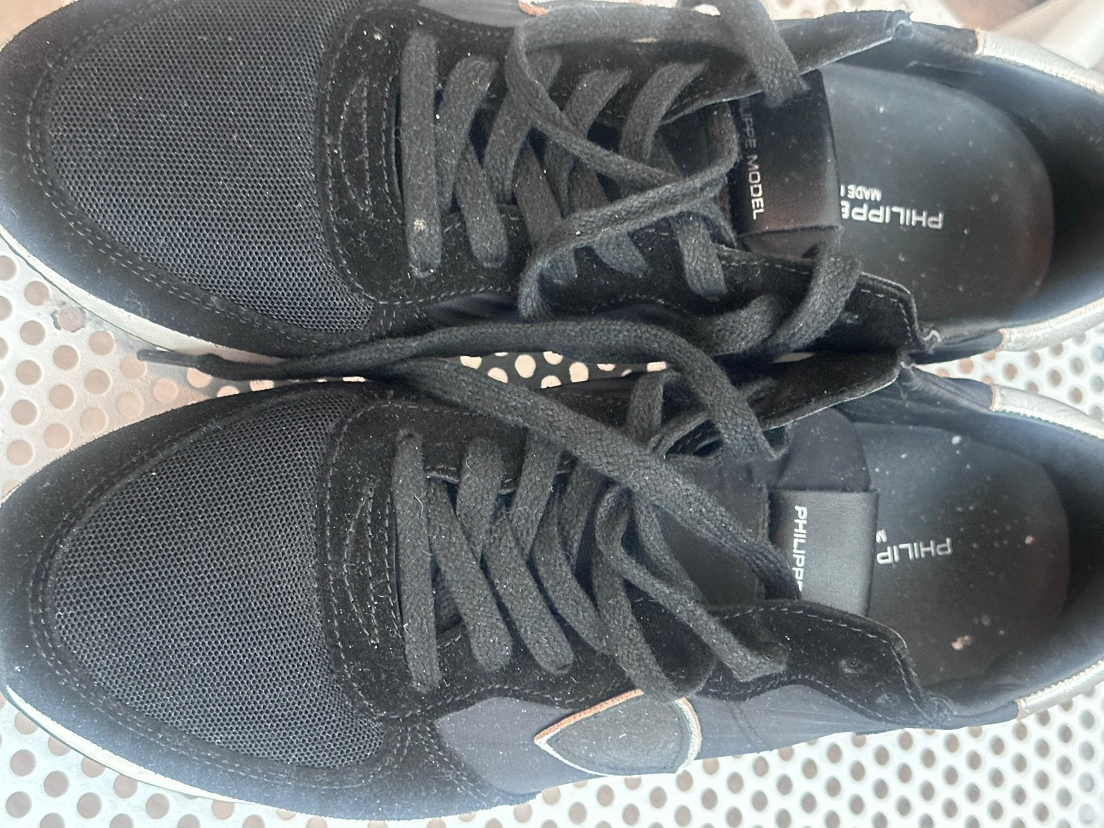 Zwarte Philippe Model sneakers - Maat 40, Ophalen of Verzenden, Gedragen, Zwart, Sneakers of Gympen