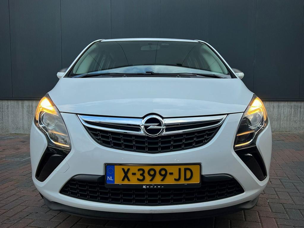 Opel Zafira 1.4 Turbo Edition 7p. * Climate * Cruise * Goed, Stof, Gebruikt, 4 cilinders, 7 stoelen
