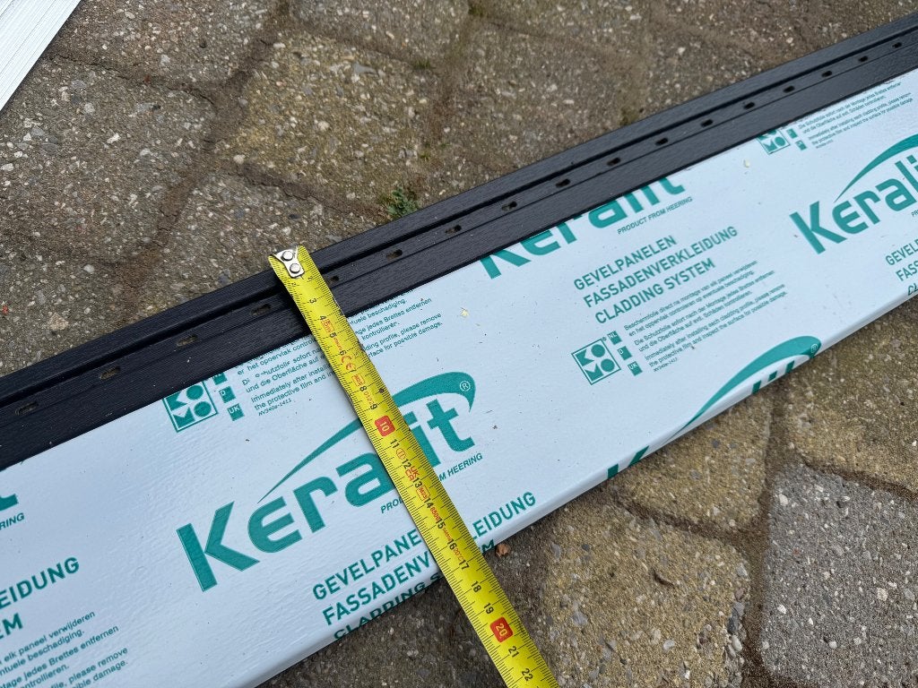Keralit paneel 6m antraciet plus diverse stukken, Doe-het-zelf en Verbouw, Ophalen, Nieuw, Overige materialen
